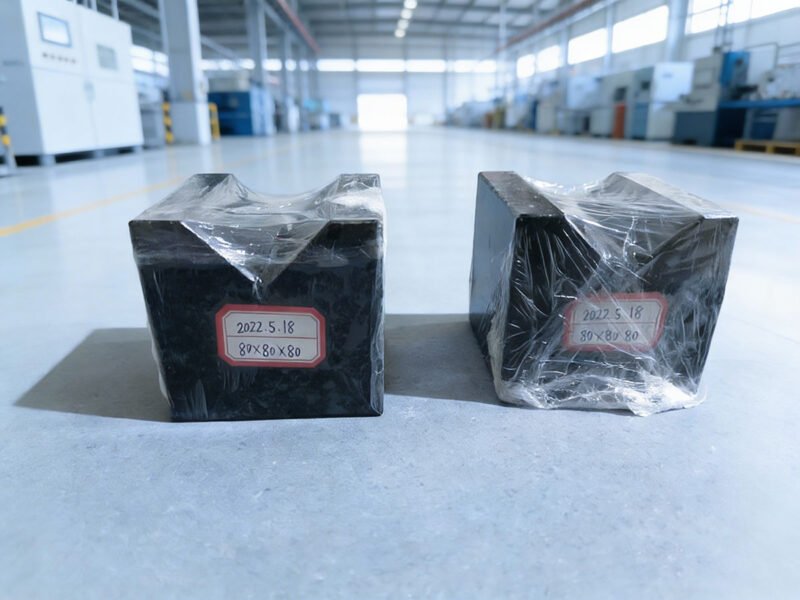 Granite V-shaped frame