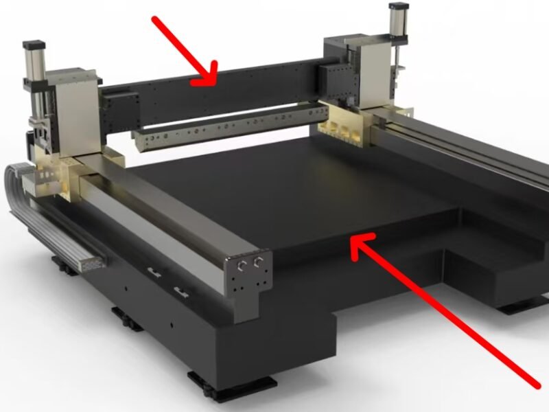 granite slab grinding inspection line inspection platform