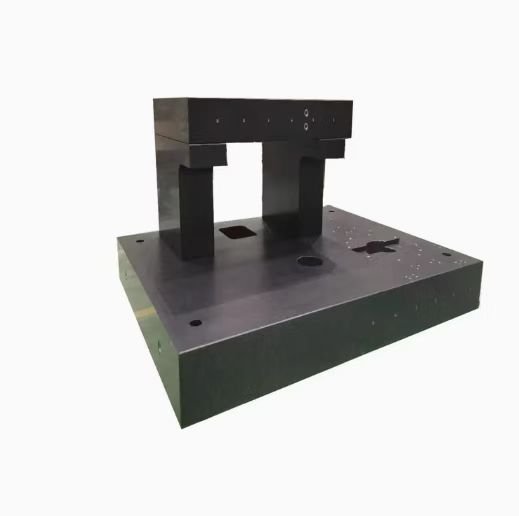 High precision marble mechanical components machine bed base guide
