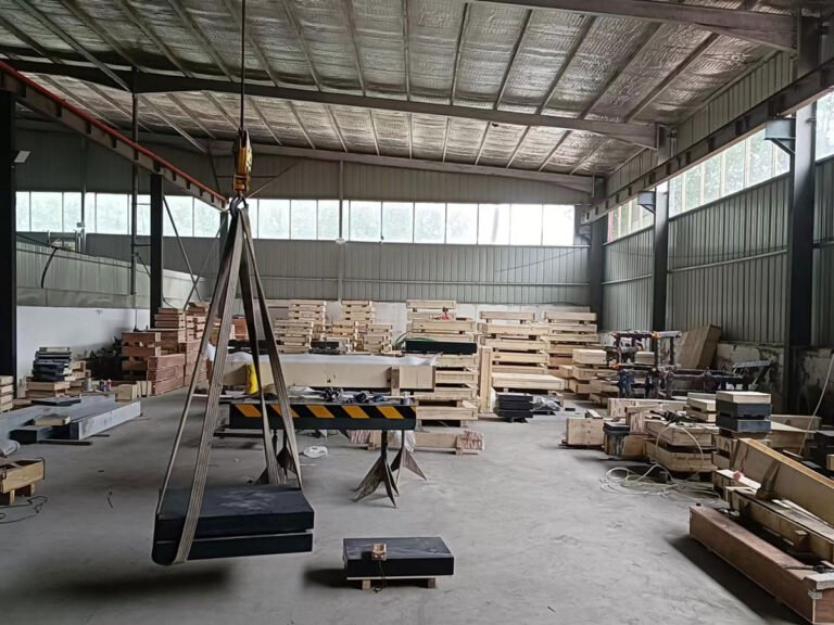 Full manufacturing process of granite components