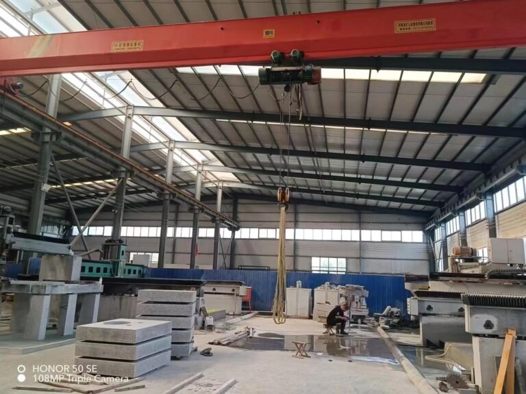 Full process of granite component processing