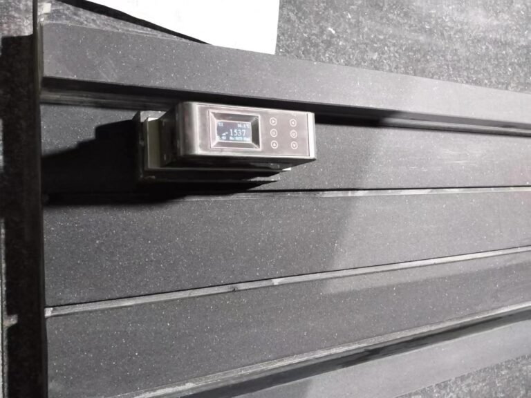 The influence of leveling the granite platform on the flatness after installation