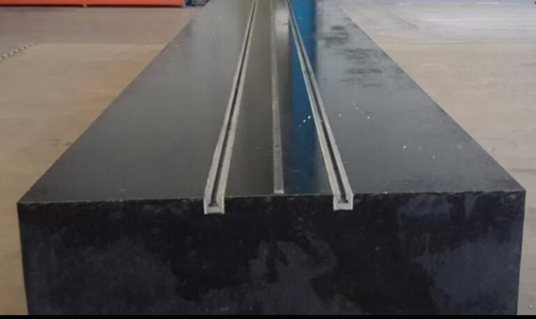 Marble T-shaped slot flat plate