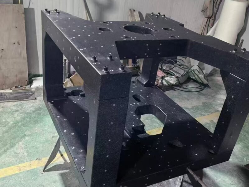High-density granite measuring platform