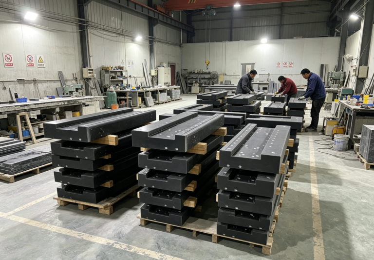 The Journey of Precision Granite Platforms from Quarry to Precision Workshop