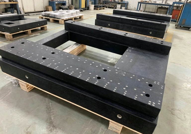 Why is high-quality precision granite the preferred material for the worktable of a high-precision coordinate measuring machine?