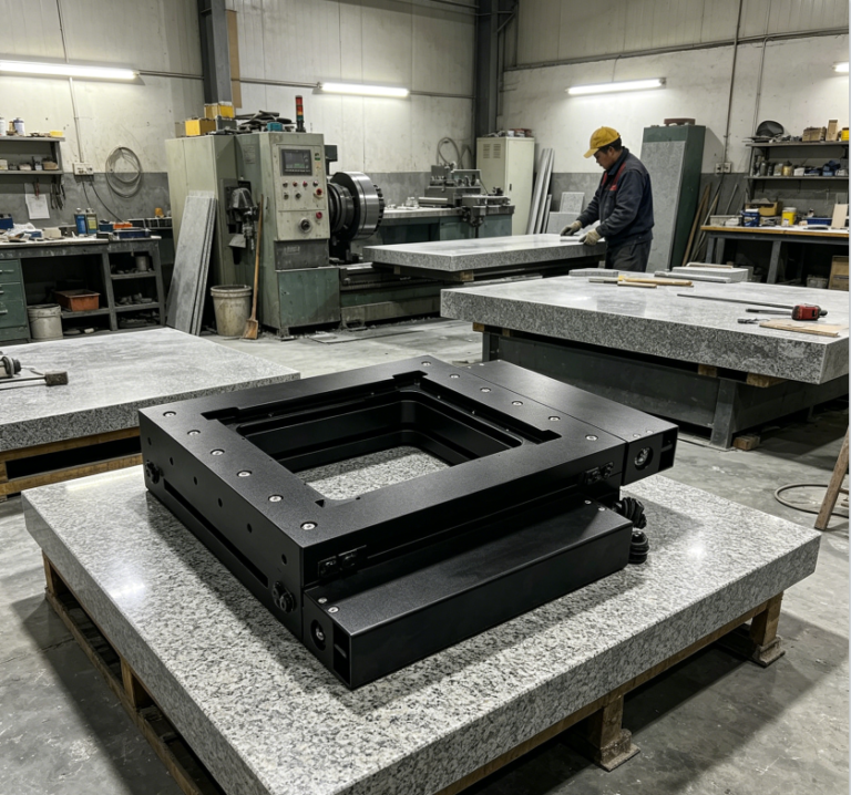 What level of machining accuracy can be achieved for precision granite machine parts?