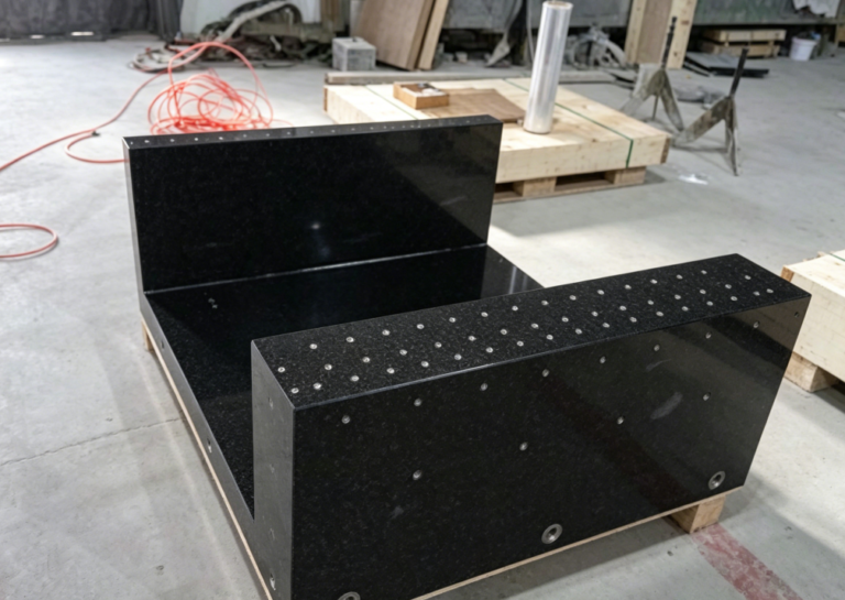 The processing of granite from raw materials to precision components