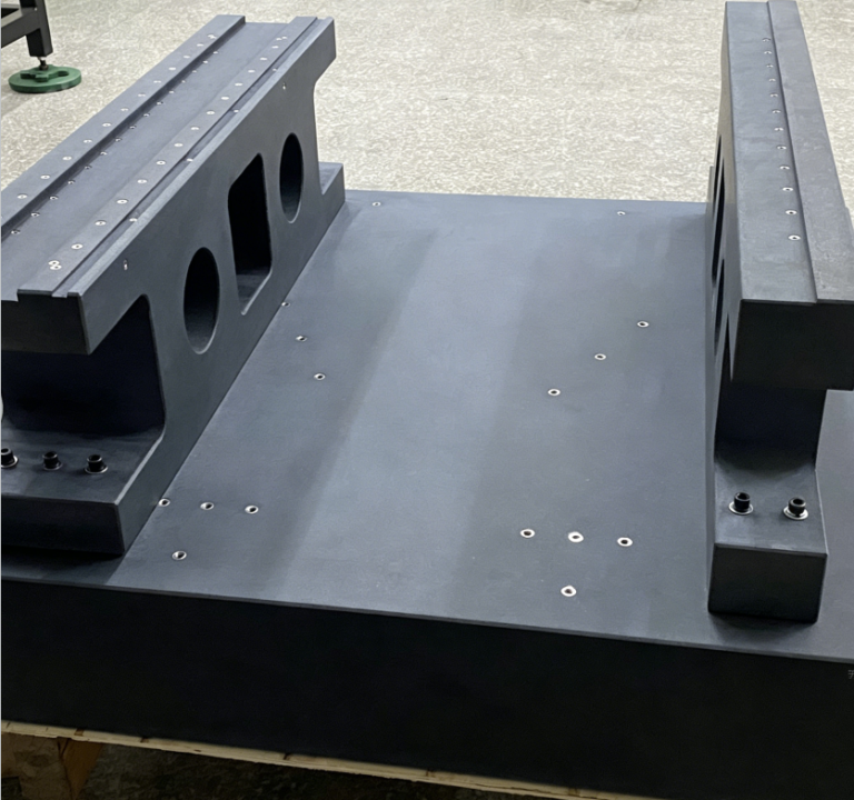 Ultra-precision granite gantry assembly