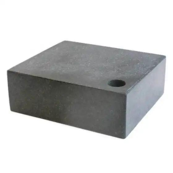 Precision granite platform with integrated mounting holes