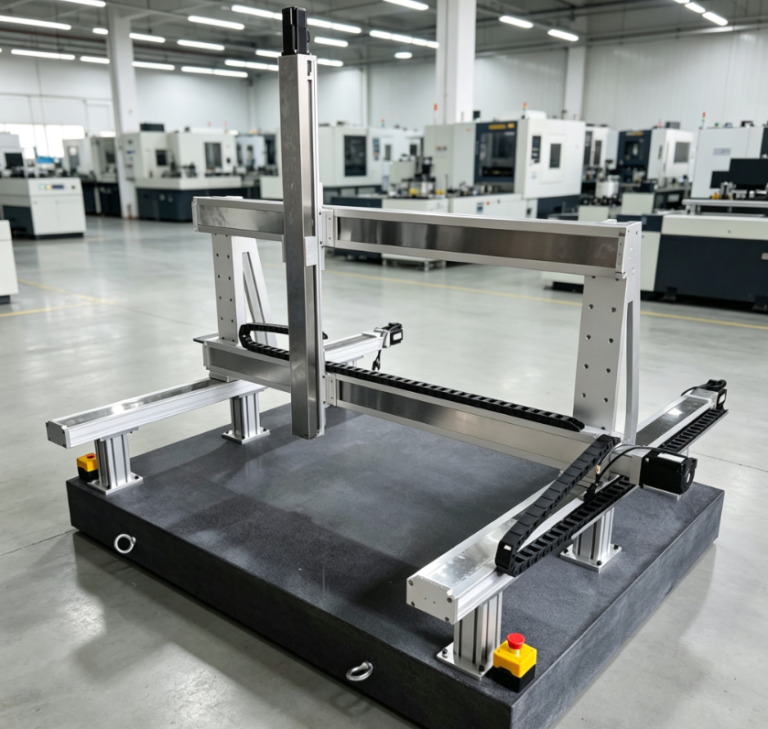 Multi-axis slide table & marble platform break through high-precision detection