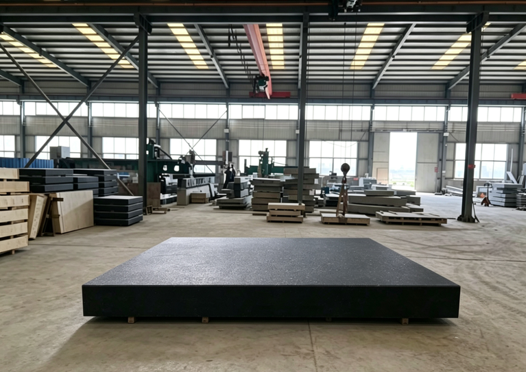 Analyze how natural granite stone imparts exceptional wear resistance to granite platforms, incorporating the application scenarios of the platforms.